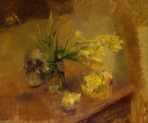 Freesias With A Skull — William Menzies Coldstream