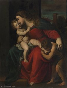 Madonna And Child With The Infant Saint John The Baptist — Alessandro Turchi