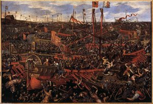 Battle Of Salvore — Domenico Robusti