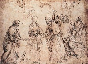 Studie — Domenico Ghirlandaio