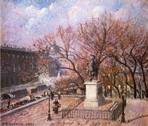 Le Pont-neuf Et La Statue D'henri Iv. — Camille Pissarro