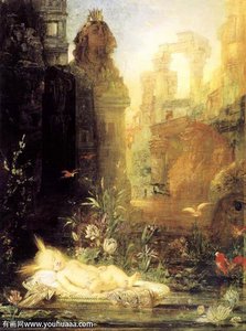 Moses Par Le Nil — Gustave Moreau