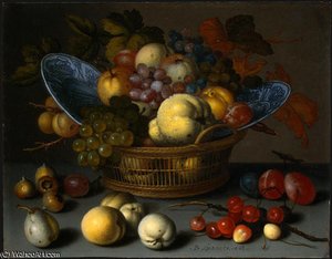 Basket Fruits — Balthasar Van Der Ast