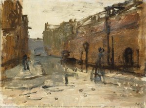 De Baan In Rotterdam, George Hendrik Breitner, 1880 - 1923 — George Hendrik Breitner