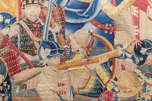 Detail Of The Tapestry “the Attack Of Asilah” — Tournai Passchier Grenier