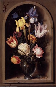 Bouquet Of Flowers In A Niche — Ambrosius The Elder Bosschaert