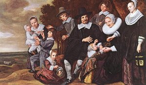 Groupe De Famille Dans Un Paysage — Frans Hals I