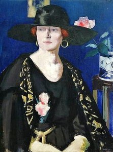 A Lady In Black And Gold — Francis Campbell Bolleau Cadell