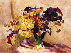 Untitled (also Known As Flowers In A Vase) — Louis Comfort Tiffany