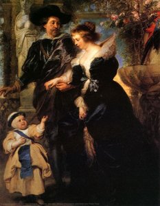 Rubens, Sua Esposa Helena Fourment E Seu Filho Pedro Paulo — Peter Paul Rubens