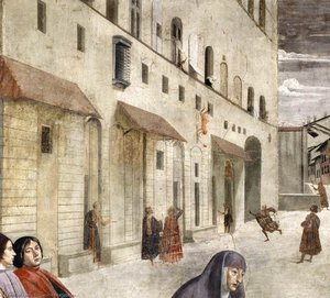 Auferstehung Des Jungen (detail) — Domenico Ghirlandaio