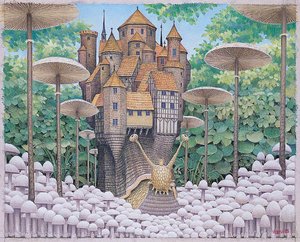 Mushroom Alley — Jacek Yerka