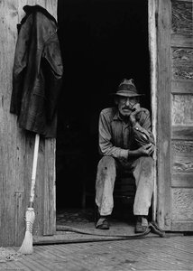 White Man In Shack — Marion Post Wolcott