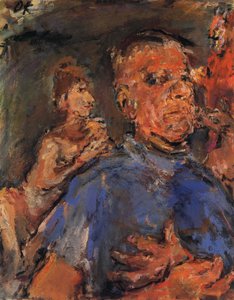 Autoportrait, Self-portrait, Huile Sur Toile, — Oskar Kokoschka