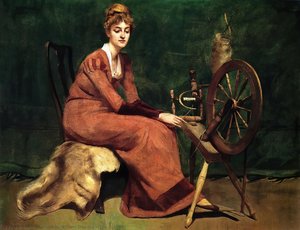 The Spinner — Thomas Wilmer Dewing