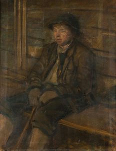 Sedeti Mladenič — László Mednyánszky