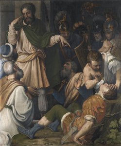 The Blinding Of Zaleucus And His Son — Antonio Campi