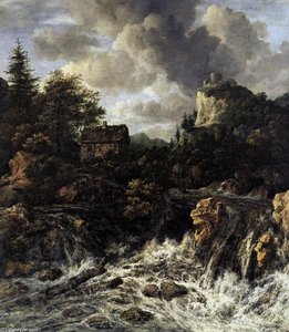 The Waterfall — Jacob Isaackszoon Van Ruisdael