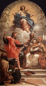 Assumption And The Doctors Of The Church — Carlo Maratta