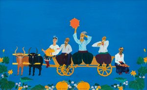 Three Old Men On One Old Woman — Ivan Evgenevich Prosianoi