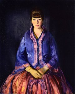 Emma In The Purple Dress — George Wesley Bellows