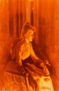 Portrait Of Maria Sèthe — Theo Van Rysselberghe