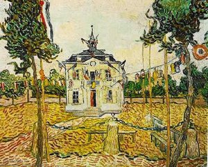 Rathaus In Auvers Am 14. Juli 1890 — Vincent Willem Van Gogh