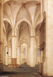 The Buurkerk At Utrecht — Pieter Jansz. Saenredam