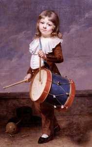 Portrait Of The Artist's Son As A Drummer — Michel Martin Drolling