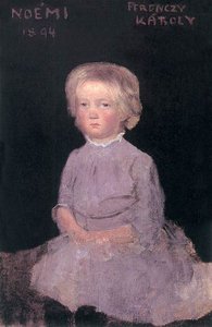 Noemi As A Child — Károly Ferenczy