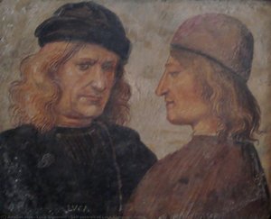 Self-portrait Of Luca Signorelli (left) — Luca Signorelli