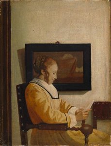 Uma Jovem Lendo — Johannes Vermeer