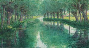 The River Epte, Giverny — John Leslie Breck