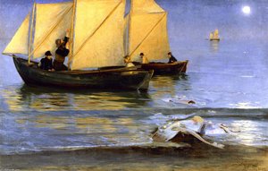 Fishing Boats — Peder Severin Kroyer