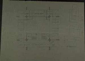 1rst Floor (design For A Foreign Representation Of The Gdr, Floor Plan) — Franz Ehrlich