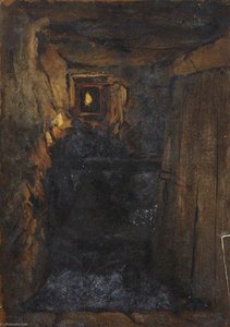Interior With A Lamp — Thomas Stuart Smith