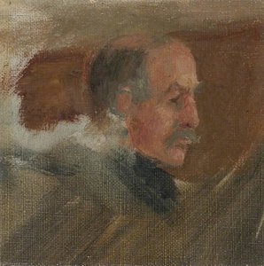 Admiral William Shepherd Benson (1855–1932), Us Naval Representative (preparatory Study For 'terms Of Armistice, 3rd And 4th November 1918') — Herbert Arnould Olivier