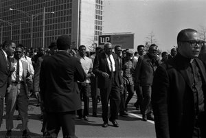 A Peaceful March Stretching For Blocks — Charles Martin Hardie