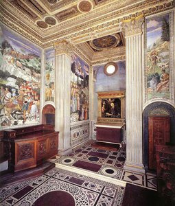 View Of The Chapel — Benozzo Gozzoli