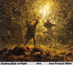 Caccia Agli Uccelli Di Notte — Jean-françois Millet