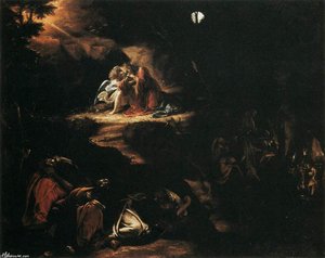 Christ In The Garden Of Gethsemane — Orazio Borgianni