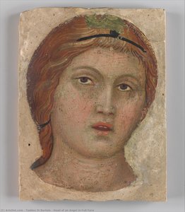 Head Of An Angel In Full Face — Taddeo Di Bartolo