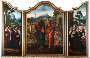 Triptych Of Saint James The Minor And Saint Philip Saint James The Minor And Saint Philip — Pieter Coecke Van Aelst
