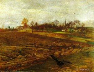 Grande Paesaggio Con Corvi — Lovis Corinth