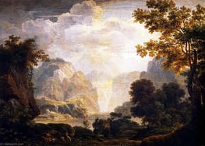 Landscape In The Alps — Anne-louis Girodet
