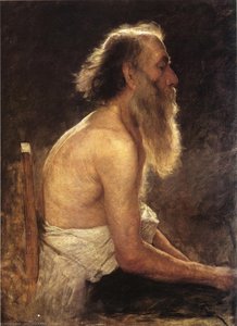 Half-length Figure Study — John Ottis Adams
