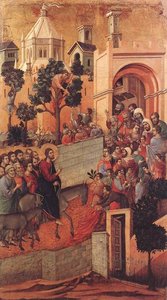Entry Into Jerusalem — Duccio Di Buoninsegna