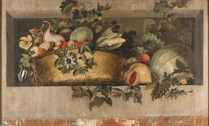 Still Life With A Basket Of Fruit In A Niche — Jacob Van Campen