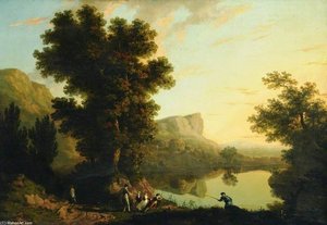 Landscape With A Lake — George Barret The Elder