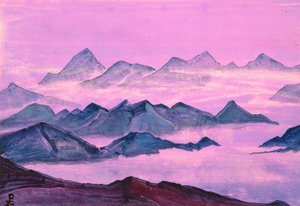 Himalayas (study). Holy Himalayas — Nicholas Roerich